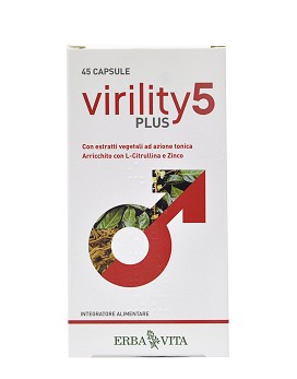 Virility 5 Plus 45 capsules - ERBA VITA
