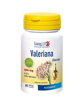 Valerian 450mg 60 vegetarian capsules - LONG LIFE