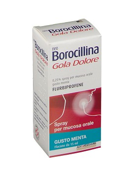 Neoborocillina Gola Dolore 0,25% Spray Gusto Menta 1 flacone da 15ml - NEOBOROCILLINA