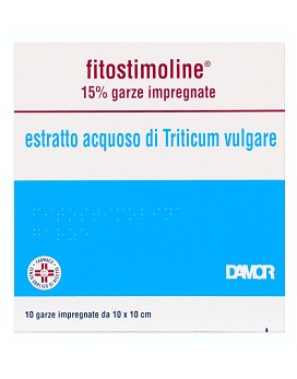 Fitostimoline 15% Garze Impregnate 10 garze impregnate 10x10cm - DAMOR