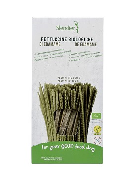 Slendier - Fettuccine Orgánico de Edamame 200 gramos - FIOR DI LOTO