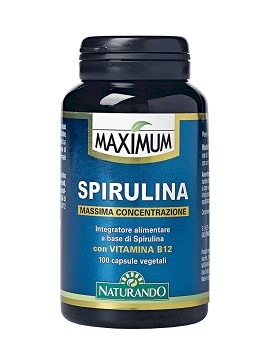 Maximum - Spirulina 100 cápsulas vegetales - NATURANDO