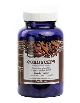 Cordyceps 140 cápsulas vegetales de 415mg - ERBAVOGLIO