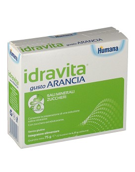 Idravita gusto Arancia 12 sachets of 6,25 grams - HUMANA