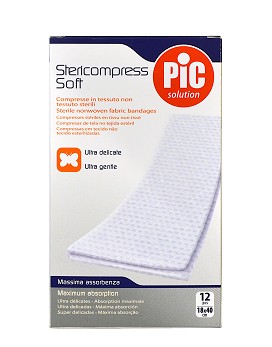 Stericompress Soft Compresse in Tessuto Sterile 12 pcs 18x40cm - PIC
