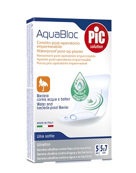 Aqua Bloc Cerotto Post Operatorio Impermeabile 5pcs 5x7cm - PIC