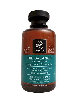 Oil Balance Shampoo Peppermint e Propolis 250 ml - APIVITA