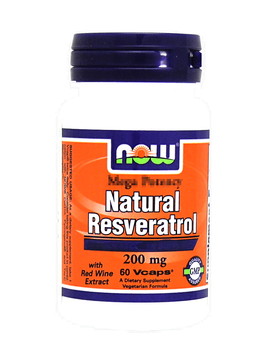 High Potency Natural Resveratrol 60 capsules - NOW FOODS