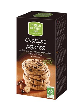 Cookies con Pepite di Cioccolato e Nocciole 175 grammes - LE MOULIN DU PIVERT