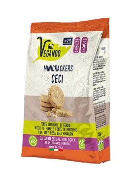 Biovegando - MiniCrackers Ceci 150 grammes - SOTTO LE STELLE