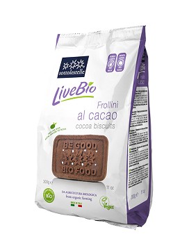 LiveBio - Frollini al Cacao 300 gramos - SOTTO LE STELLE