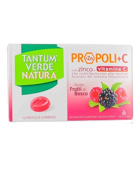 Verde Natura Propoli + C con Zinco e Vitamina C 15 pastiglie gommose - TANTUM