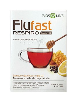FluFast - Respiro 9 bolsitas de 2 gramos - BIOS LINE