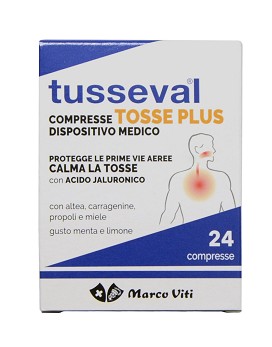 Tusseval - Tosse Plus 24 comprimidos - MARCO VITI