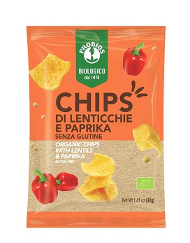 Chips of Lentils and Paprika 40 Gramm - PROBIOS