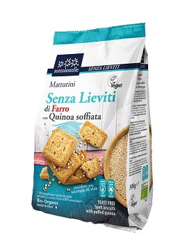 Mattutini Senza Lieviti di Farro con Quinoa Soffiata 300 grammes - SOTTO LE STELLE