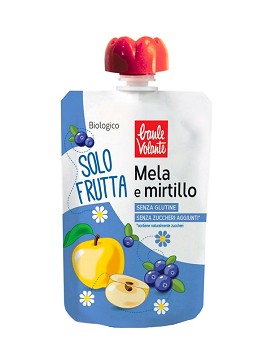 Solo Frutta - Mela e Mirtillo 1 cheer-pack da 100 gramos - BAULE VOLANTE