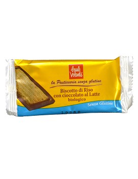 Biscotti di Riso con Cioccolato al Latte 23 gramos - BAULE VOLANTE