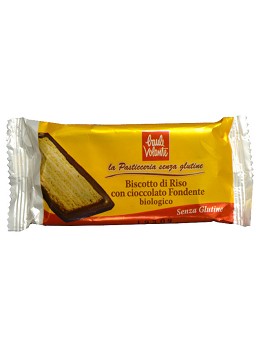 Biscotti di Riso con Cioccolato Fondente 23 Gramm - BAULE VOLANTE