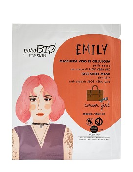 Cellulose Face Mask "Emily" 15 ml - PUROBIO COSMETICS