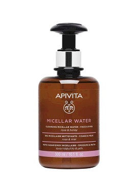 Micellar Cleansing Water with Rose & Honey 300ml - APIVITA