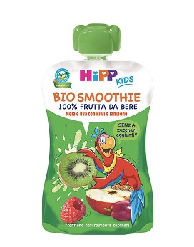 Kids - Bio Smoothie - Mela e Uva con Kiwi e Lampone 120 ml - HIPP