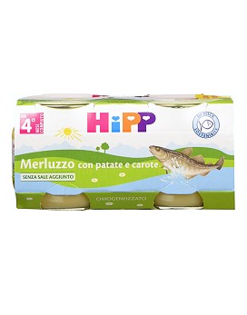 Merluzzo con Patate e Carote 2 jars of 80 grams - HIPP