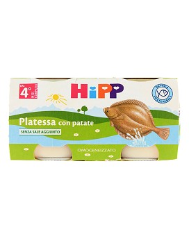 Platessa con Patate 2 potes ou 80 grammes - HIPP