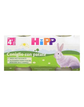 Coniglio con Patate 2 potes ou 80 grammes - HIPP