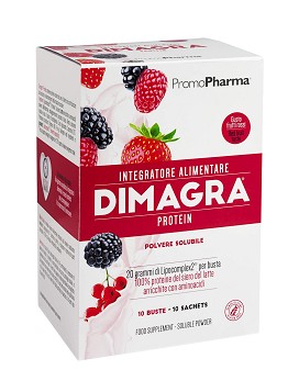 Dimagra Protein 10 sachets de 22 grammes - PROMOPHARMA