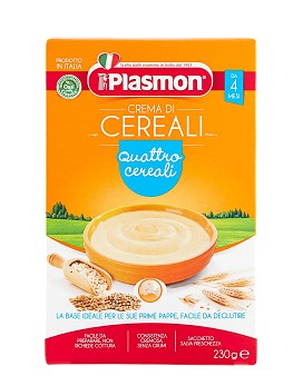Crème de céréales Quatre céréales à partir de 4 mois 230 grammes - PLASMON