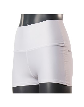 Fit High Waisted Shorts Colour: White - YAMAMOTO OUTFIT