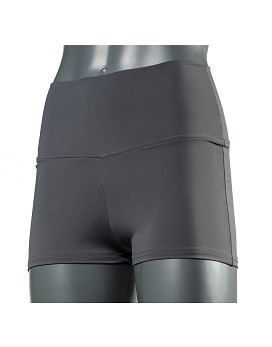 Fit High Waisted Shorts Colour: Grey - YAMAMOTO OUTFIT