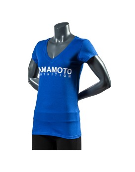 Lady T-Shirt V 145 OE Color: Azul - YAMAMOTO OUTFIT