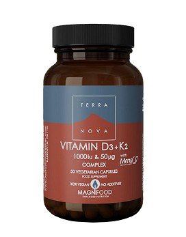 Vitamina D3 + K2 50 capsules végétariennes - TERRANOVA