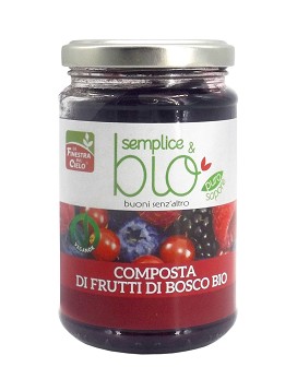 Semplice & Bio - Composta di Frutti di Bosco Bio 320 grams - LA FINESTRA SUL CIELO