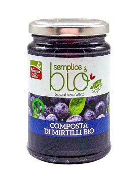 Semplice & Bio - Composta di Mirtilli Bio 320 grams - LA FINESTRA SUL CIELO