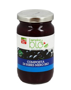 Semplice & Bio - Composta di Ribes Nero Bio 220 grams - LA FINESTRA SUL CIELO