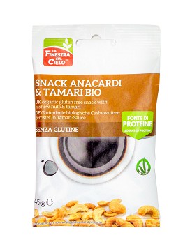 Snack Anacardi & Tamari Bio 500 grams - LA FINESTRA SUL CIELO