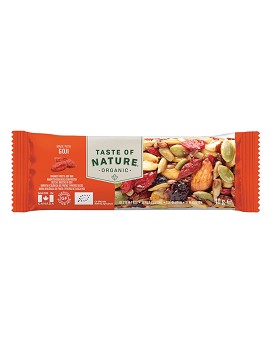 Taste of Nature - Organic Fruit & Nut Bar 40 grammes - LA FINESTRA SUL CIELO