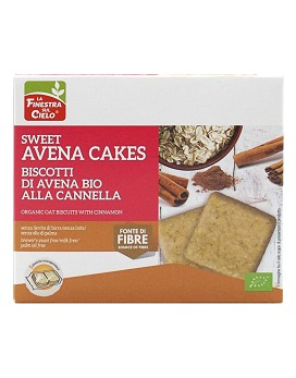 Sweet Avena Cakes con Cannella Bio 250 gramos - LA FINESTRA SUL CIELO