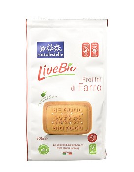 LiveBio - Biscuits sablés à l'épeautre 300 grammes - SOTTO LE STELLE