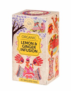 Infusion with Lemon and Ginger 20 sachets of 1.5 grams - MINISTRY OF TEA