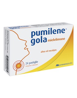 Pumilene Gola Miele limone 24 tablets - PUMILENE VAPO