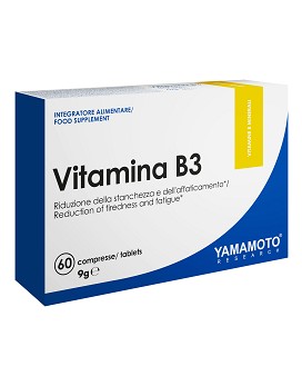 Vitamina B3 Niacina 54mg 60 comprimés - YAMAMOTO RESEARCH