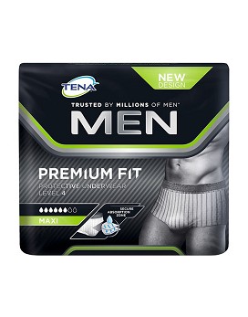 Men - Premium Fit Maxi 10 Inkontinenz-Einlagen Große M - TENA