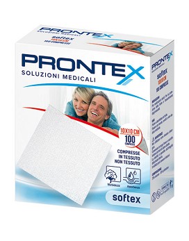 Softex Compresse in Tessuto Non Tessuto 100 comprimés de 10 cm x 10 cm - PRONTEX
