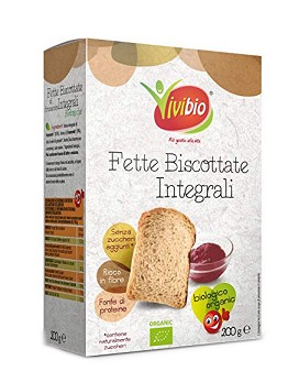 Fette Biscottate Integrali 200 grammes - VIVIBIO