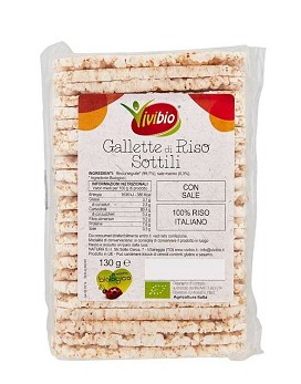 Gallette di Riso Sottili Senza Glutine 130 grammi - VIVIBIO