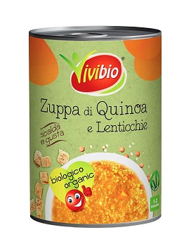 Zuppa di Quinoa e Lenticchie 400 grammi - VIVIBIO